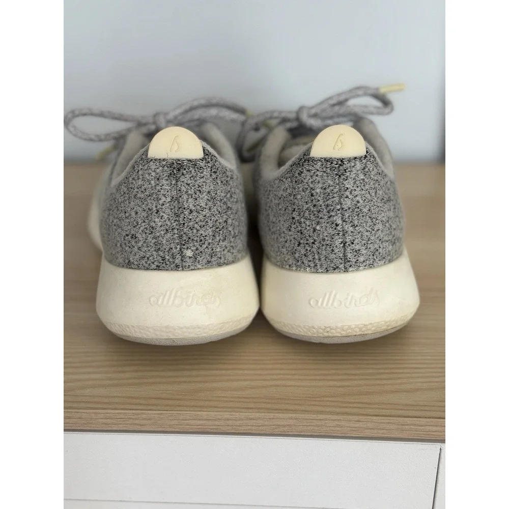 Allbirds Wool Runners Womens 8 Light Gray Casual Walking Running Shoes Sneakers